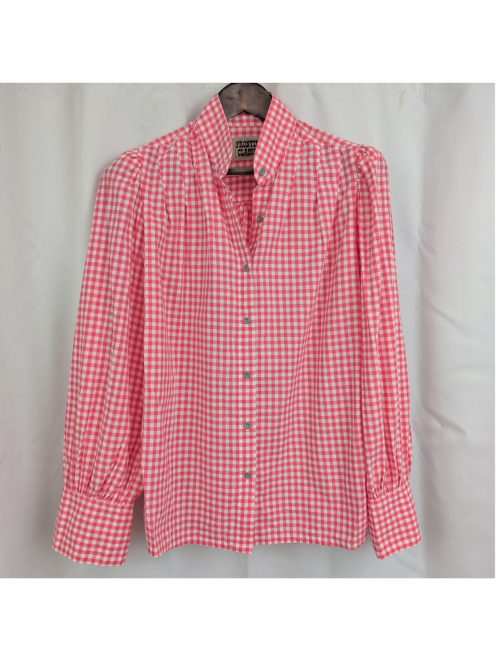 Ladies' Vintage Frontier Classic Gingham Cowgirl Shirt M